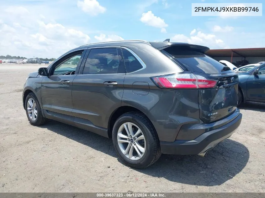 2019 Ford Edge Sel VIN: 2FMPK4J9XKBB99746 Lot: 39637323