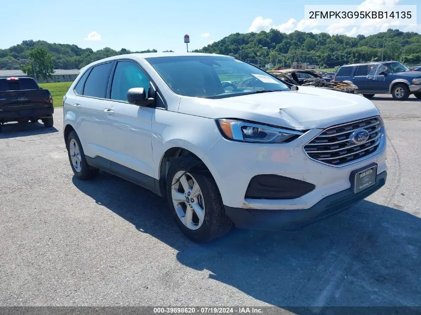 2FMPK3G95KBB14135 2019 Ford Edge Se