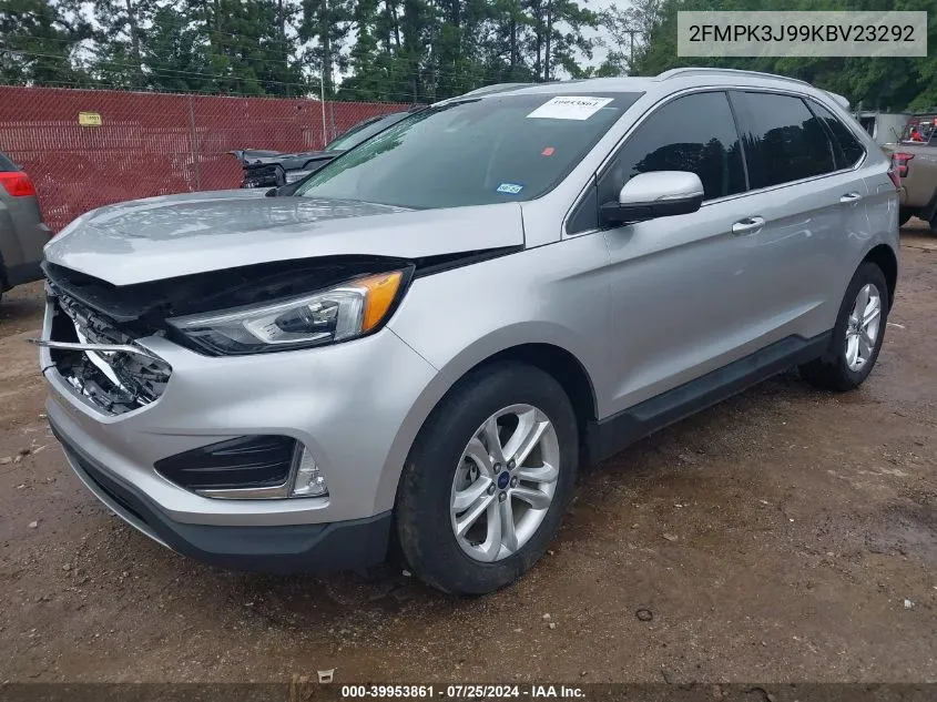 2FMPK3J99KBV23292 2019 Ford Edge Sel