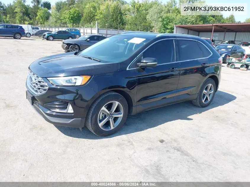 2FMPK3J93KBC61952 2019 Ford Edge Sel