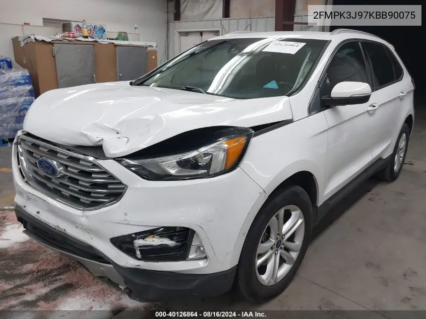 2FMPK3J97KBB90075 2019 Ford Edge Sel