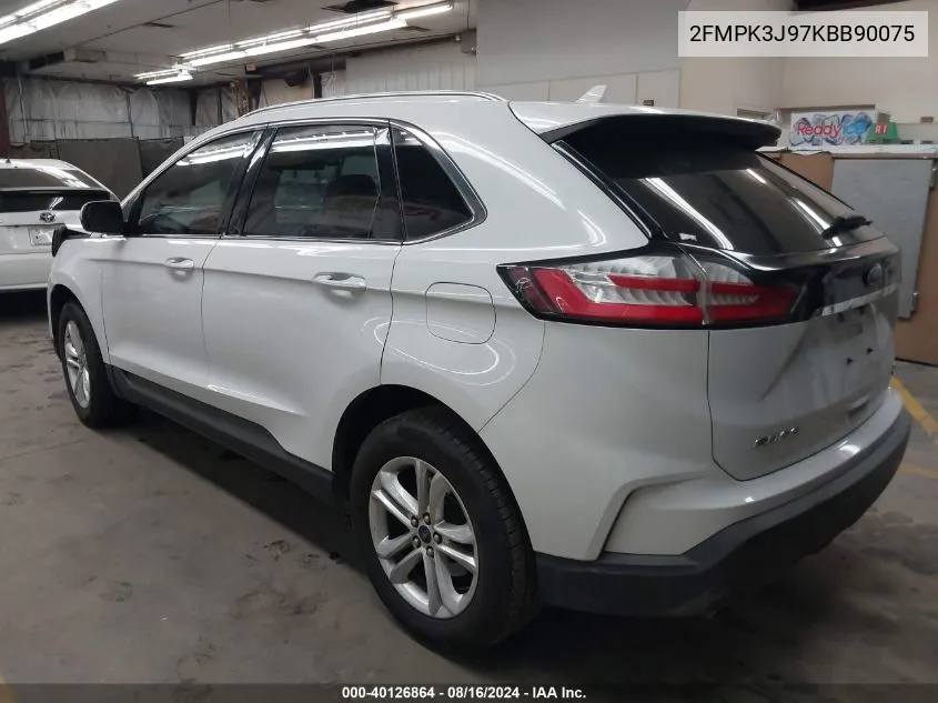 2FMPK3J97KBB90075 2019 Ford Edge Sel