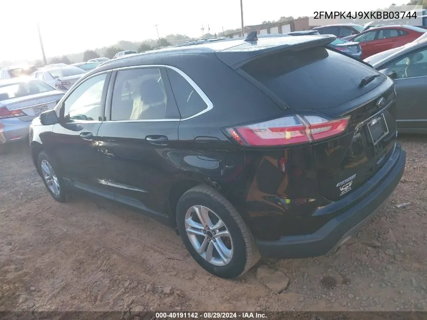 2FMPK4J9XKBB03744 2019 Ford Edge Sel