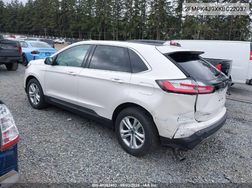 2FMPK4J9XKBC22037 2019 Ford Edge Sel