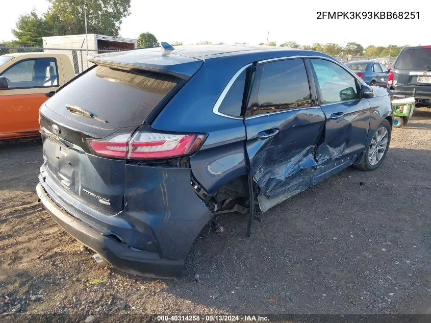 2FMPK3K93KBB68251 2019 Ford Edge Titanium