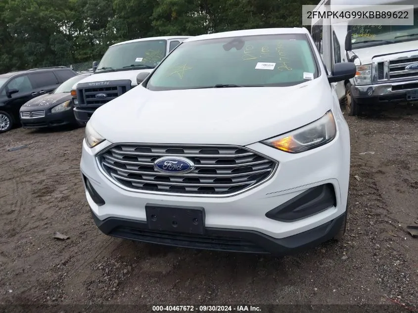 2019 Ford Edge Se VIN: 2FMPK4G99KBB89622 Lot: 40467672