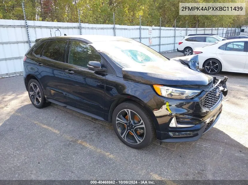 2FMPK4APXKBC11439 2019 Ford Edge St