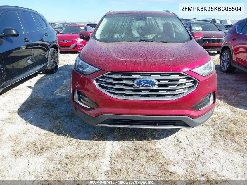 2019 Ford Edge Titanium VIN: 2FMPK3K96KBC05504 Lot: 40487418