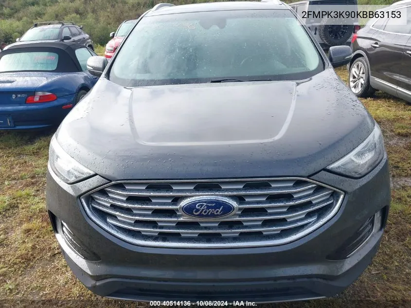 2019 Ford Edge Titanium VIN: 2FMPK3K90KBB63153 Lot: 40514136