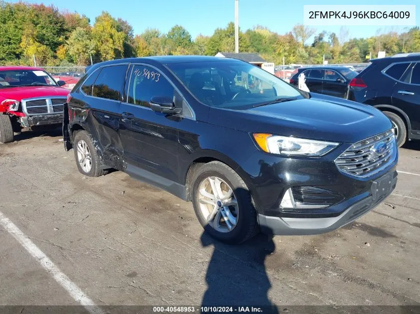 2FMPK4J96KBC64009 2019 Ford Edge Sel