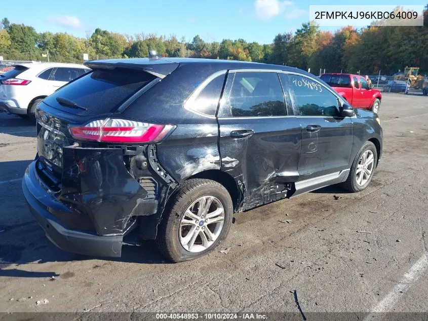 2FMPK4J96KBC64009 2019 Ford Edge Sel