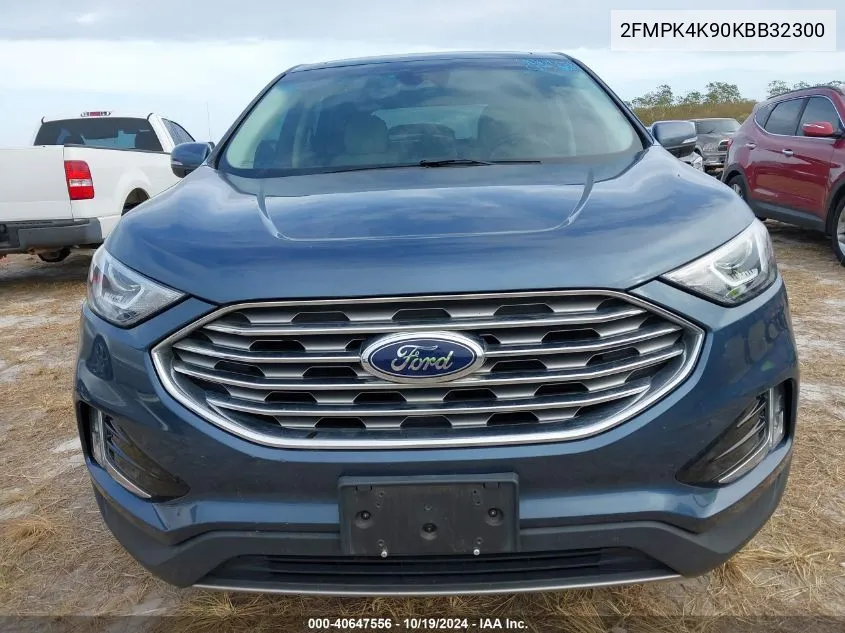 2019 Ford Edge Titanium VIN: 2FMPK4K90KBB32300 Lot: 40647556