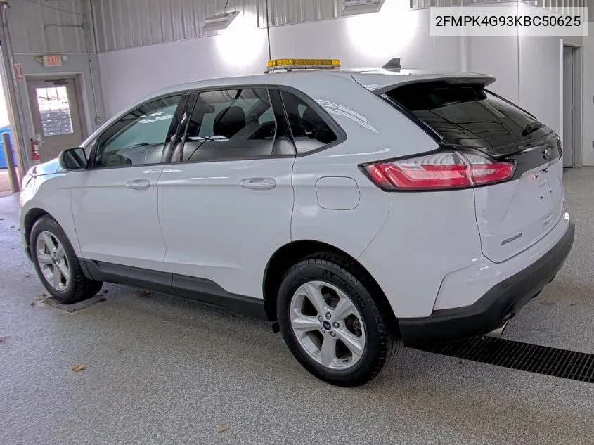 2019 Ford Edge Se VIN: 2FMPK4G93KBC50625 Lot: 40842116