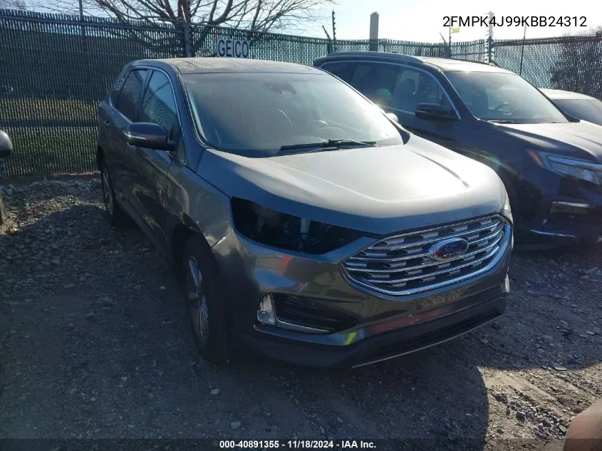 2FMPK4J99KBB24312 2019 Ford Edge Sel