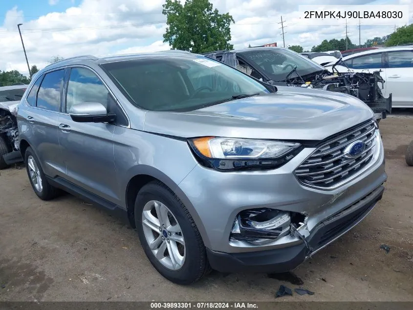 2020 Ford Edge Sel VIN: 2FMPK4J90LBA48030 Lot: 39893301