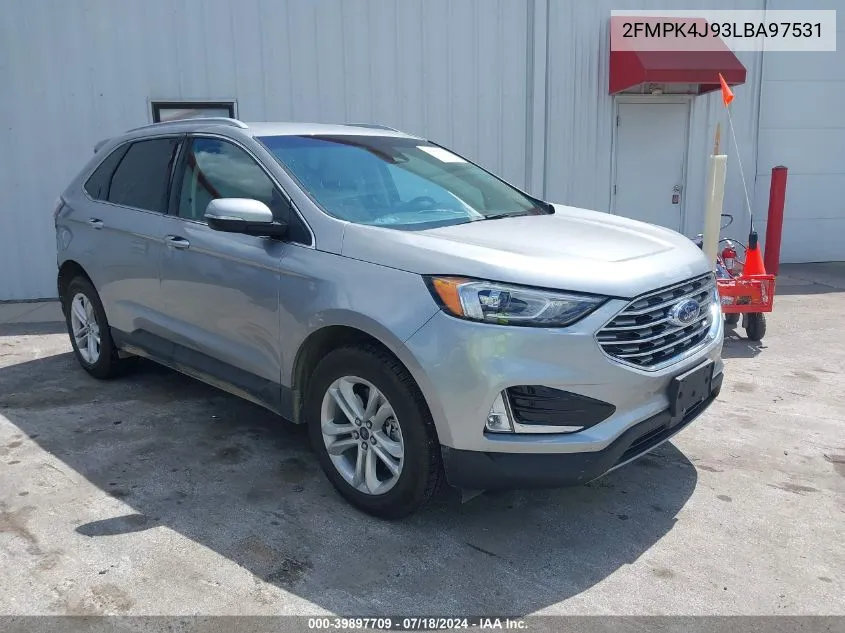 2020 Ford Edge Sel VIN: 2FMPK4J93LBA97531 Lot: 39897709