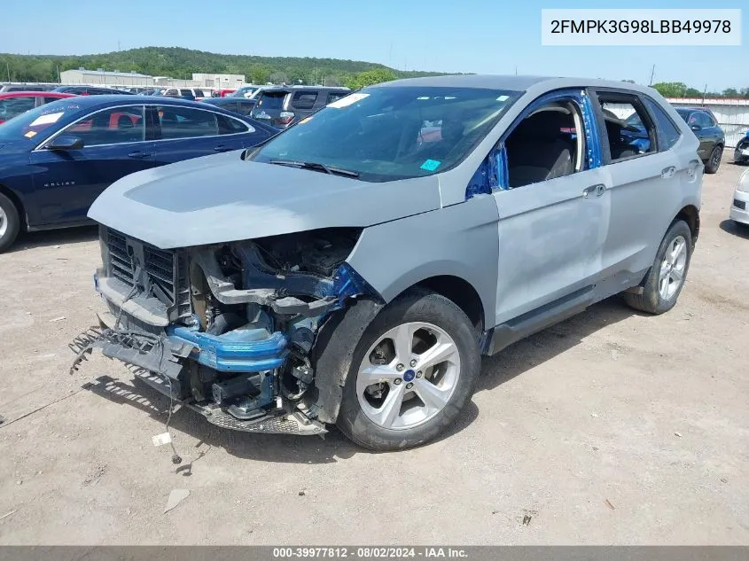 2FMPK3G98LBB49978 2020 Ford Edge Se