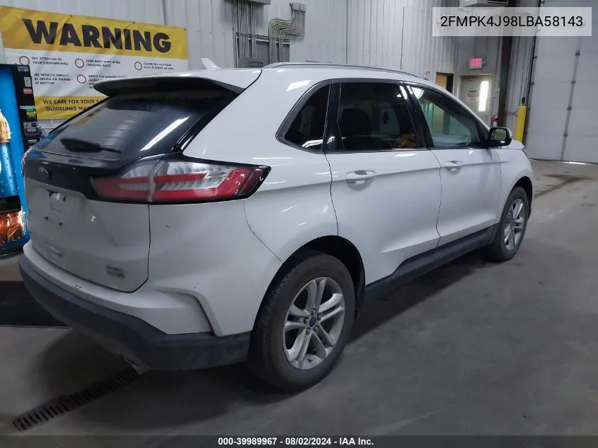 2FMPK4J98LBA58143 2020 Ford Edge Sel