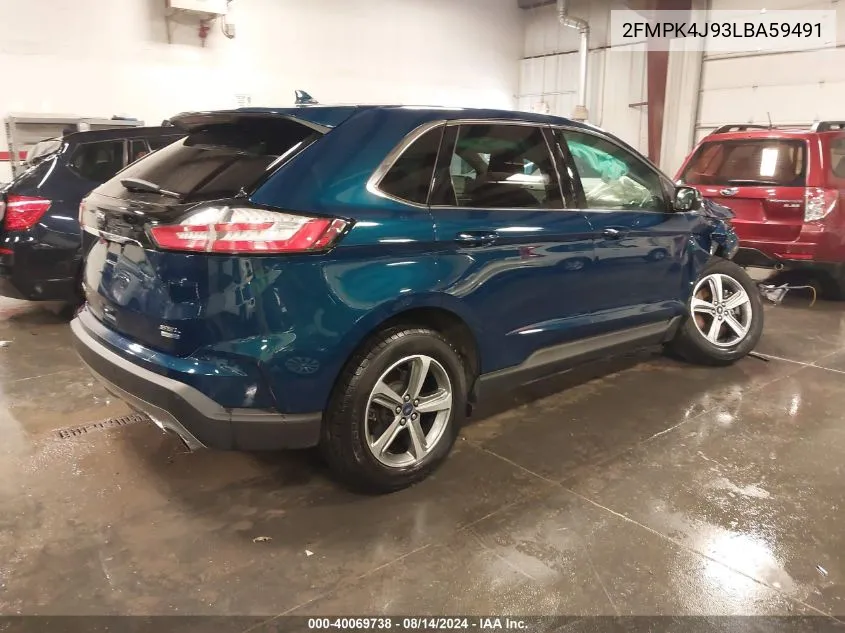 2FMPK4J93LBA59491 2020 Ford Edge Sel