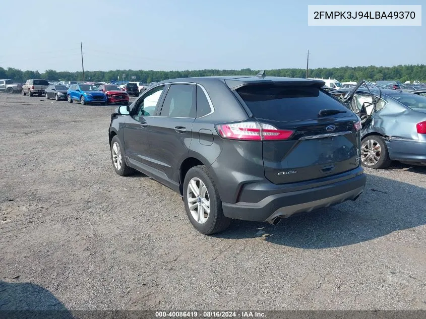 2FMPK3J94LBA49370 2020 Ford Edge Sel