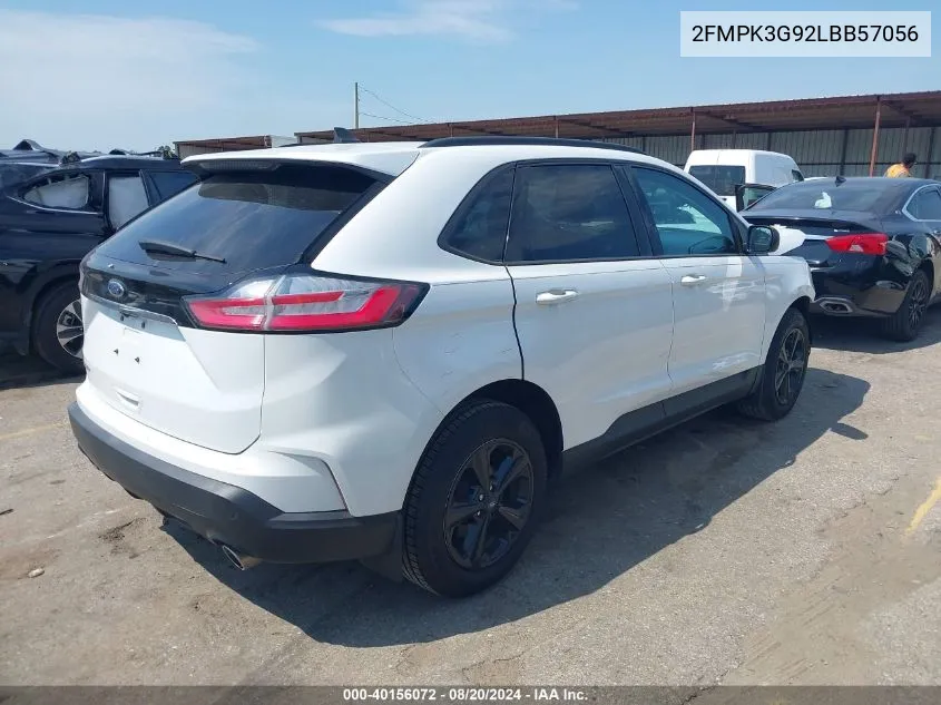 2020 Ford Edge Se VIN: 2FMPK3G92LBB57056 Lot: 40156072