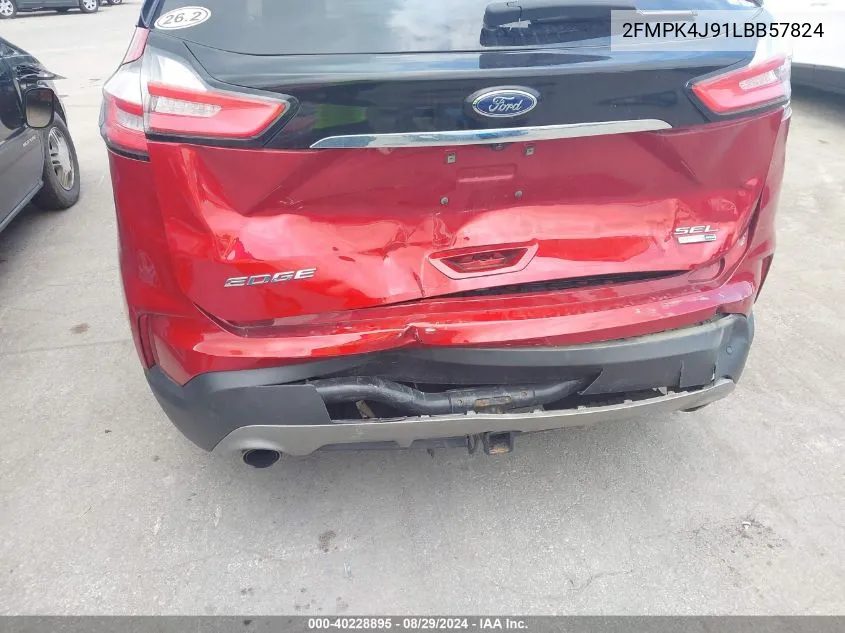 2FMPK4J91LBB57824 2020 Ford Edge Sel