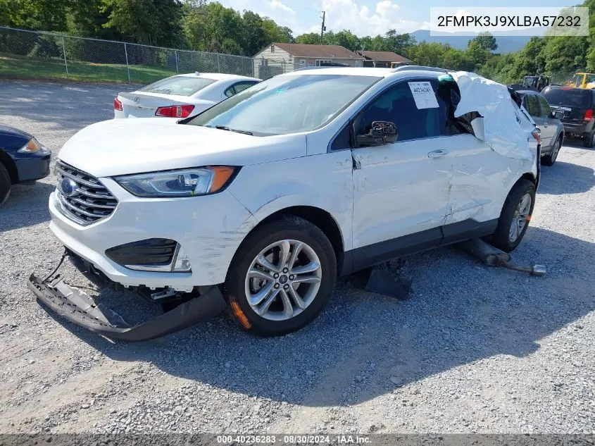 2020 Ford Edge Sel VIN: 2FMPK3J9XLBA57232 Lot: 40236283