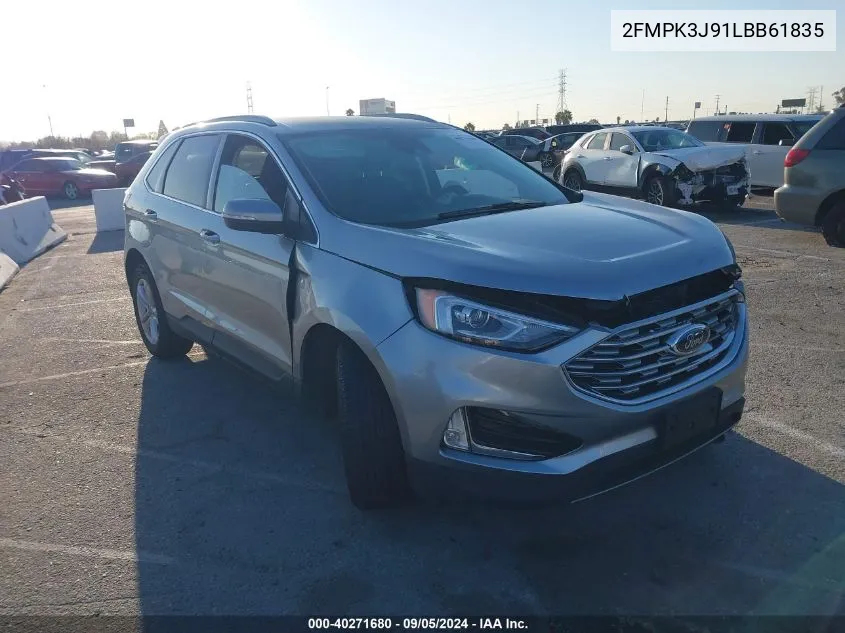 2FMPK3J91LBB61835 2020 Ford Edge Sel