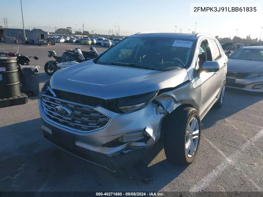 2FMPK3J91LBB61835 2020 Ford Edge Sel