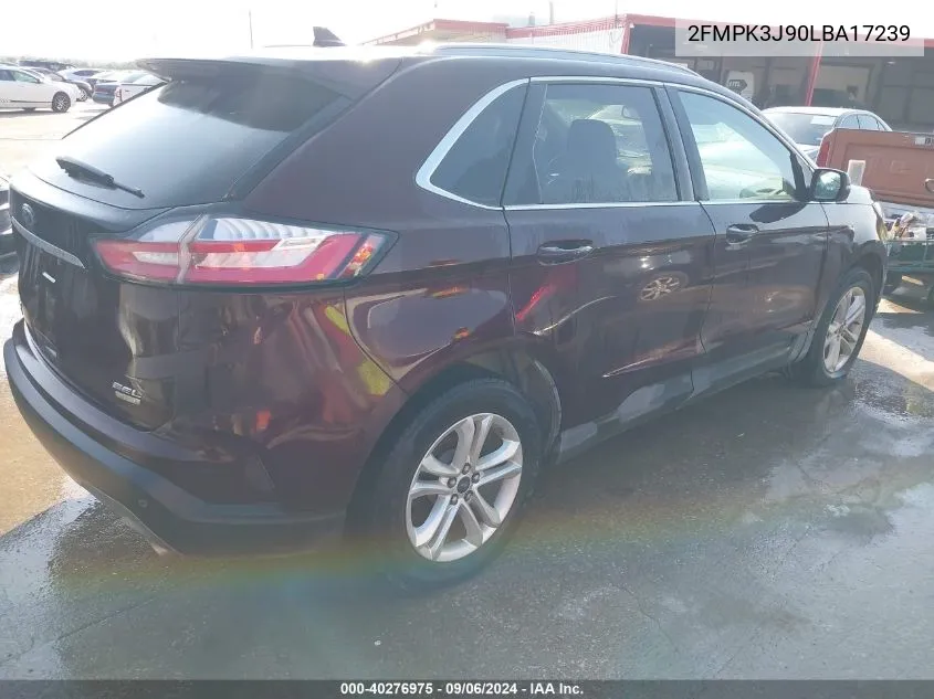 2FMPK3J90LBA17239 2020 Ford Edge Sel