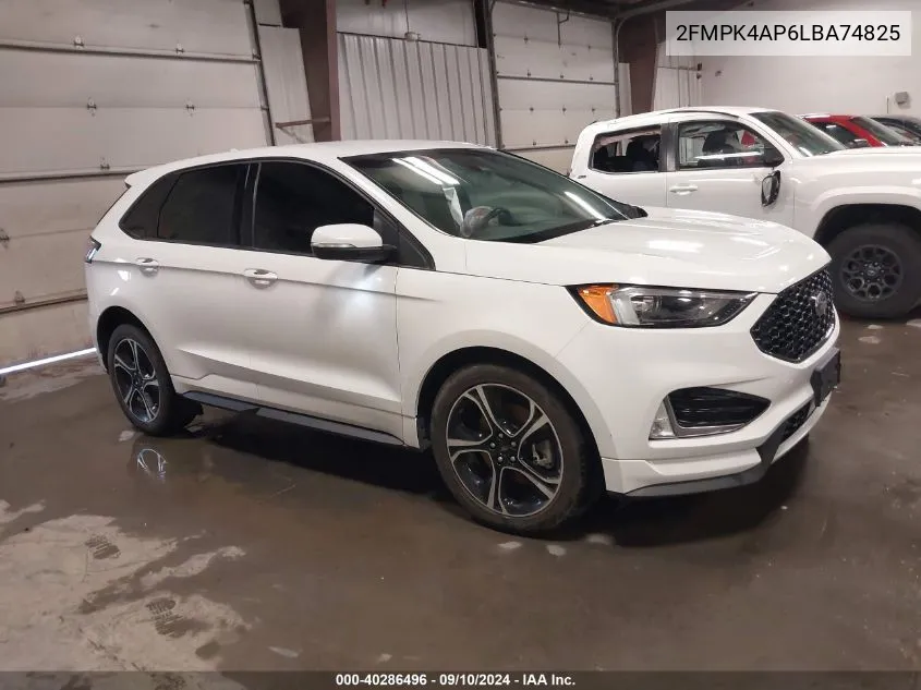 2020 Ford Edge St VIN: 2FMPK4AP6LBA74825 Lot: 40286496