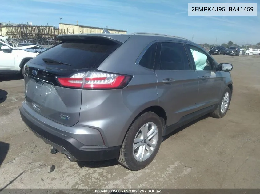 2020 Ford Edge Sel VIN: 2FMPK4J95LBA41459 Lot: 40303568