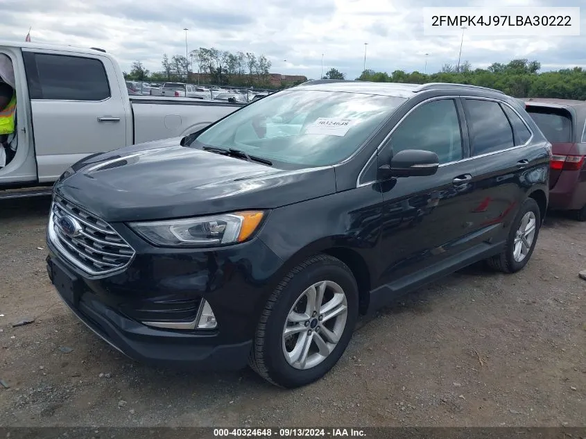 2FMPK4J97LBA30222 2020 Ford Edge Sel