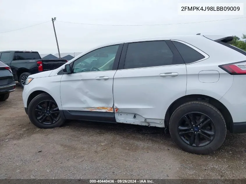 2020 Ford Edge Sel VIN: 2FMPK4J98LBB09009 Lot: 40440436