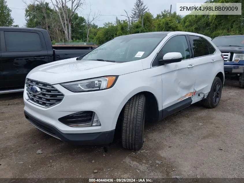 2020 Ford Edge Sel VIN: 2FMPK4J98LBB09009 Lot: 40440436