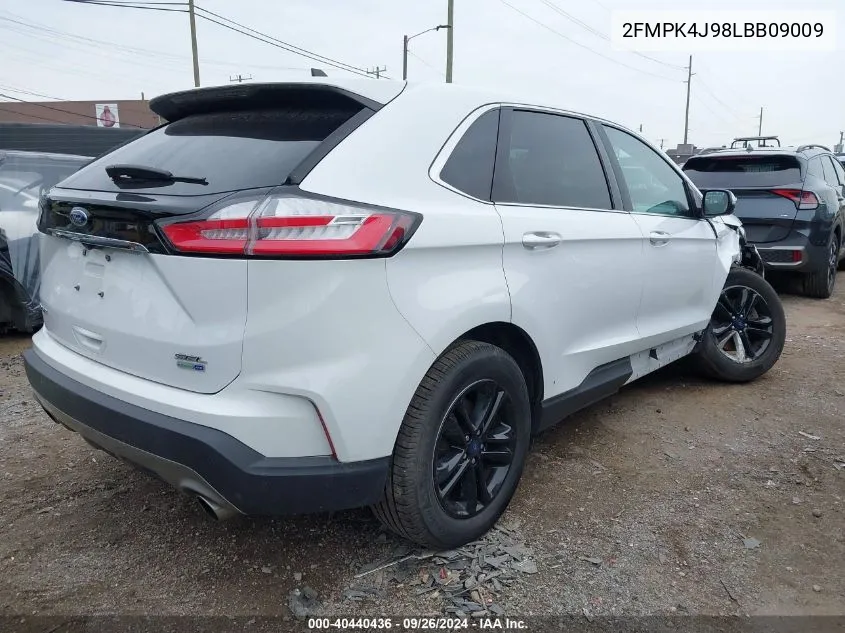 2020 Ford Edge Sel VIN: 2FMPK4J98LBB09009 Lot: 40440436