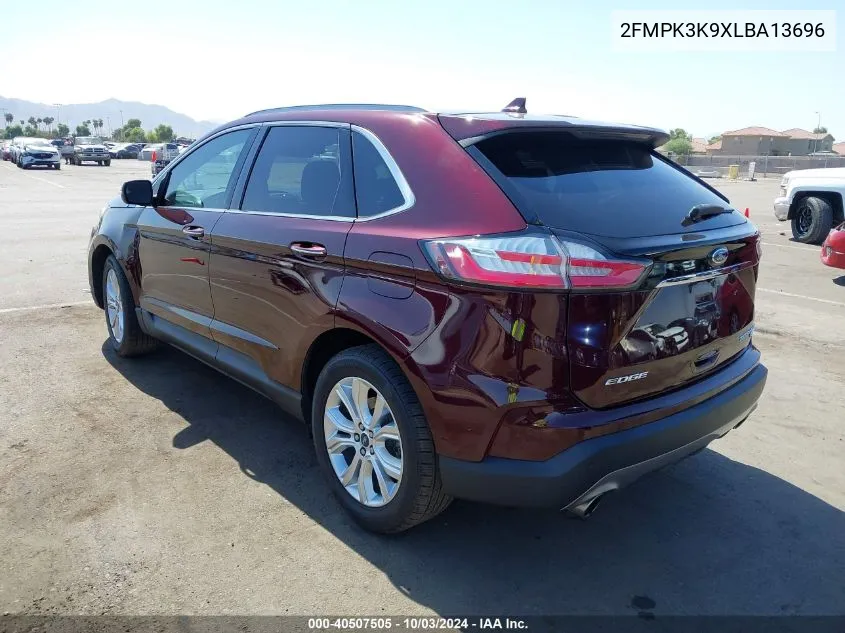 2020 Ford Edge Titanium VIN: 2FMPK3K9XLBA13696 Lot: 40507505