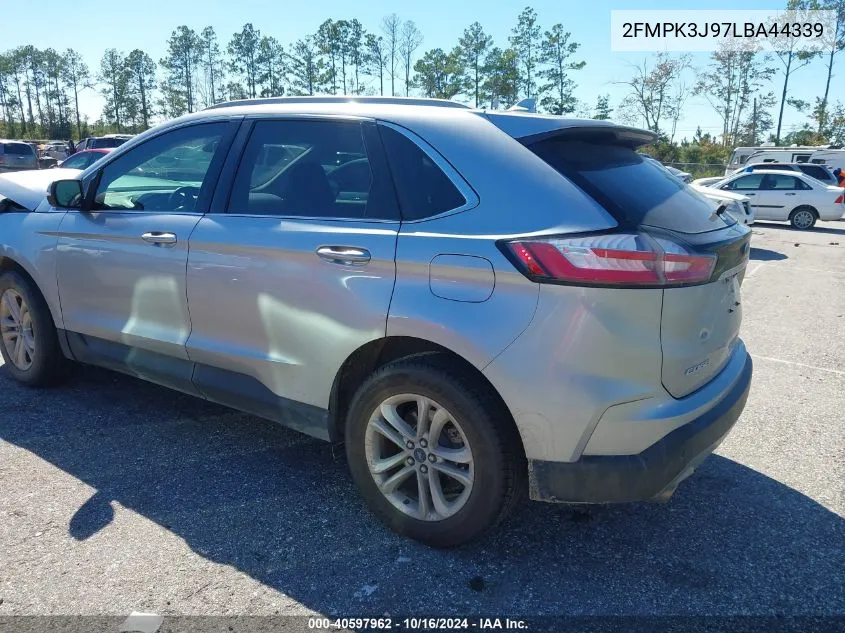 2020 Ford Edge Sel VIN: 2FMPK3J97LBA44339 Lot: 40597962