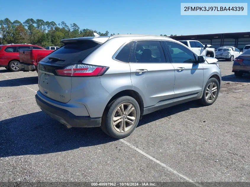 2020 Ford Edge Sel VIN: 2FMPK3J97LBA44339 Lot: 40597962