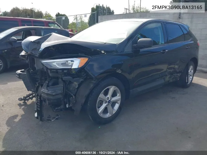 2020 Ford Edge Se VIN: 2FMPK3G90LBA13165 Lot: 40606136