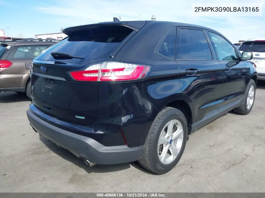 2020 Ford Edge Se VIN: 2FMPK3G90LBA13165 Lot: 40606136