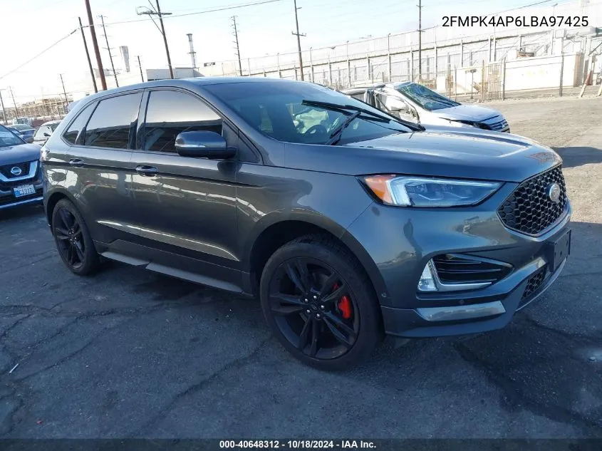 2020 Ford Edge St VIN: 2FMPK4AP6LBA97425 Lot: 40648312