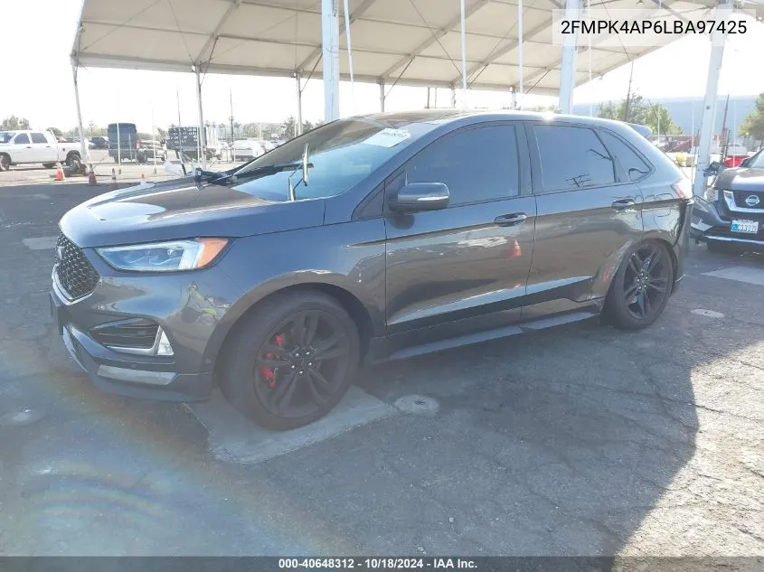 2020 Ford Edge St VIN: 2FMPK4AP6LBA97425 Lot: 40648312