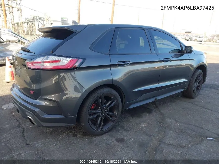 2020 Ford Edge St VIN: 2FMPK4AP6LBA97425 Lot: 40648312