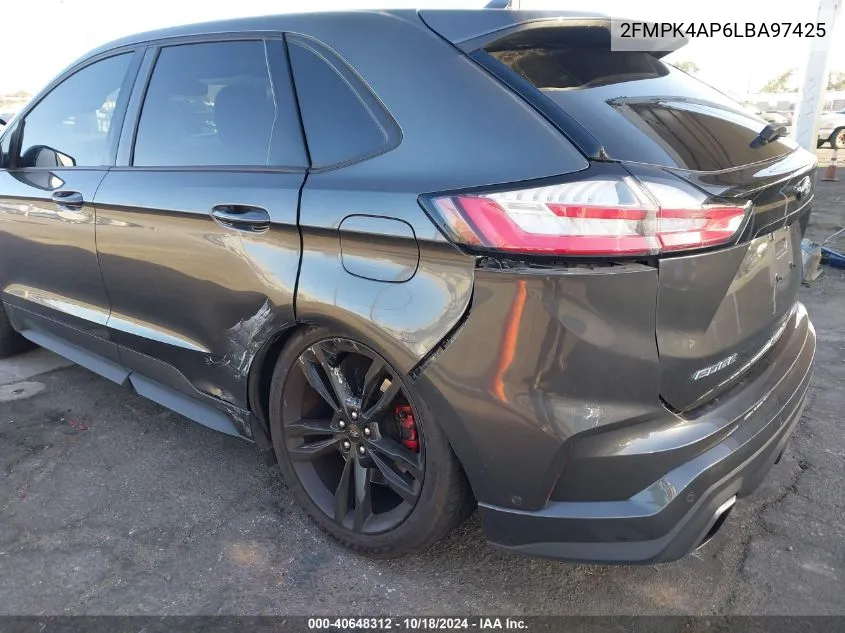 2020 Ford Edge St VIN: 2FMPK4AP6LBA97425 Lot: 40648312