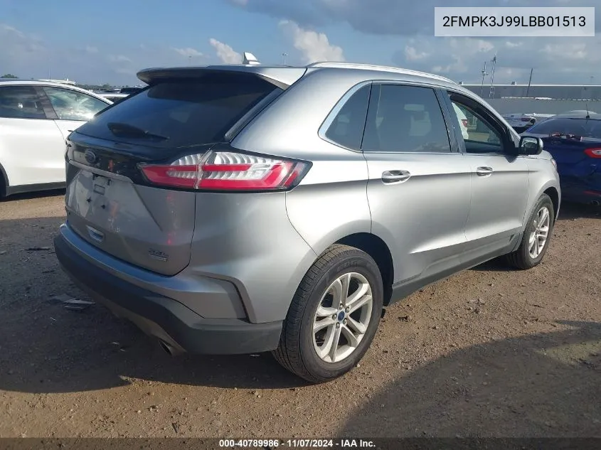 2020 Ford Edge Sel VIN: 2FMPK3J99LBB01513 Lot: 40789986