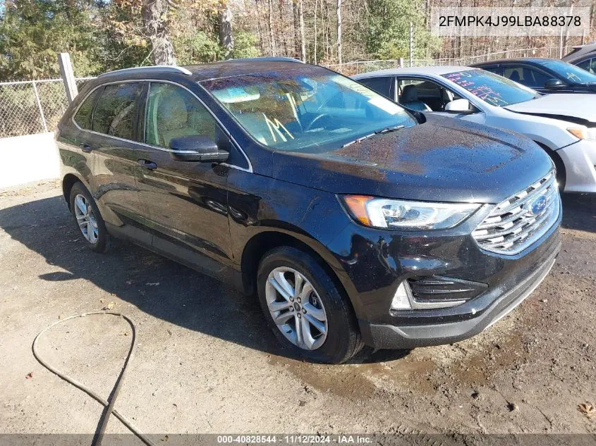 2020 Ford Edge Sel VIN: 2FMPK4J99LBA88378 Lot: 40828544