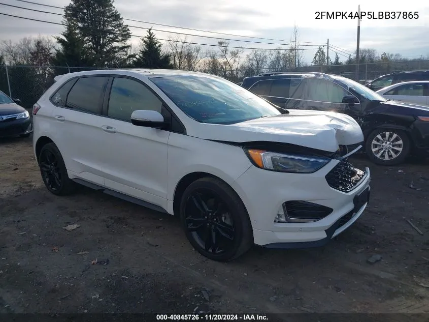 2020 Ford Edge St VIN: 2FMPK4AP5LBB37865 Lot: 40845726