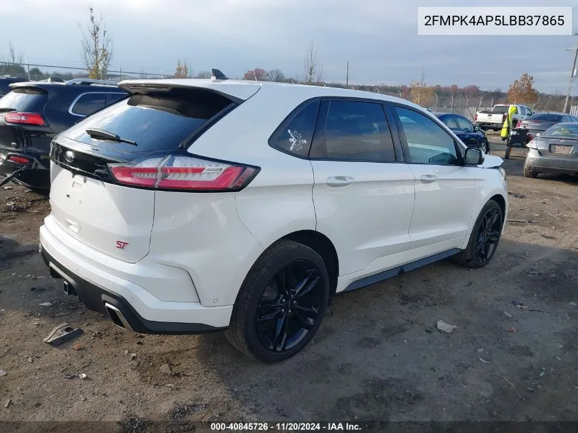 2020 Ford Edge St VIN: 2FMPK4AP5LBB37865 Lot: 40845726