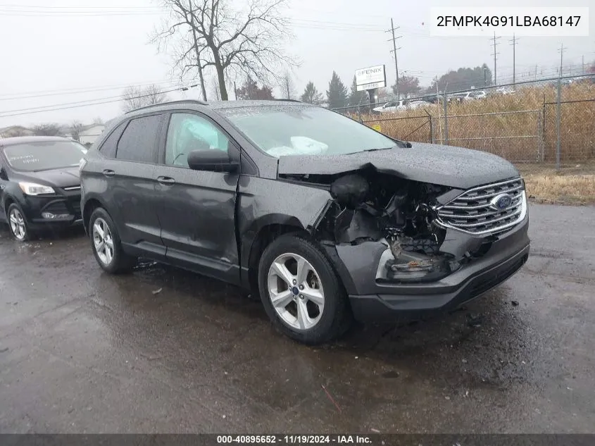 2020 Ford Edge Se VIN: 2FMPK4G91LBA68147 Lot: 40895652